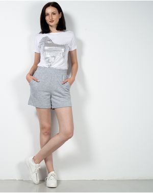 Pantaloni scurti cu elastic in talie si buzunare 23MUR27002