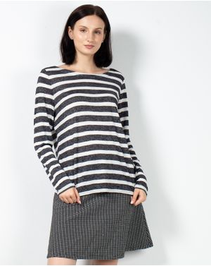 Bluza in dungi cu maneca lunga 23ITT49003