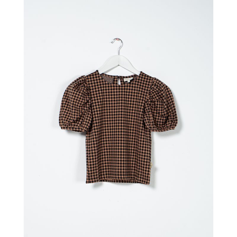 Bluza-in-carouri-cu-maneci-bufante-pentru-fete-23ITT63042
