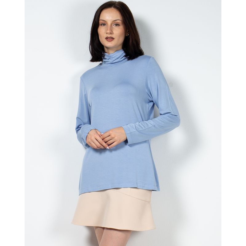Bluza-uni-cu-guler-inalt-si-maneca-lunga-23KOSF1044
