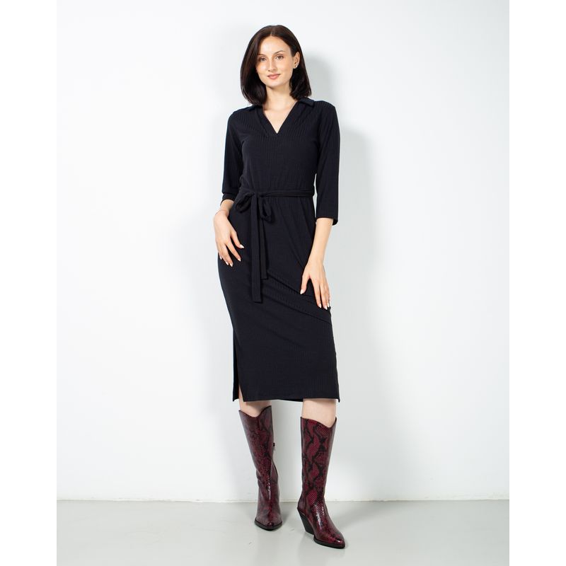 Rochie-cu-guler-ascutit-si-cordon-in-talie-23PRX02004