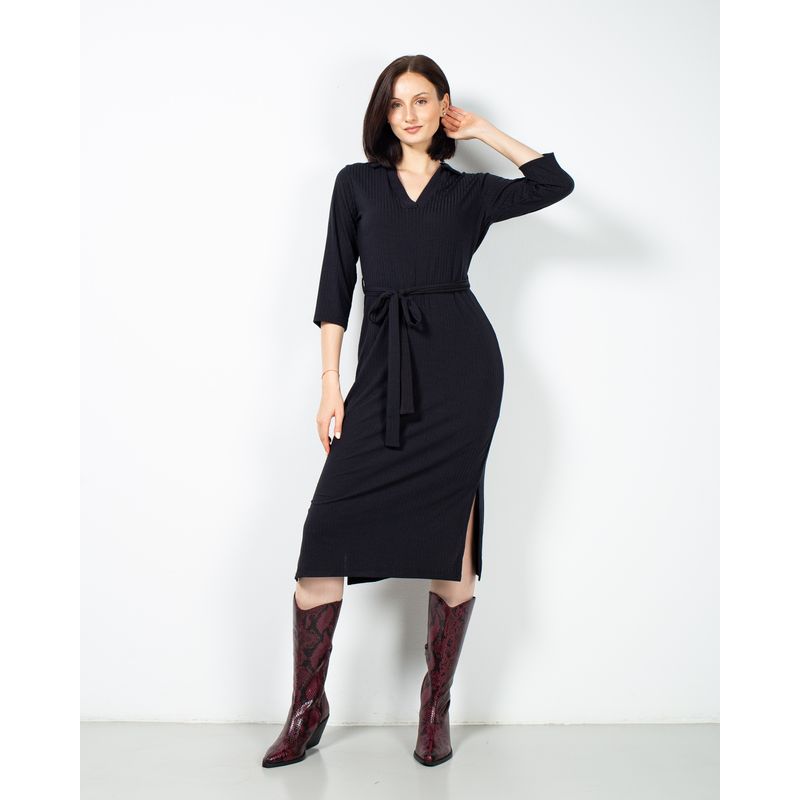 Rochie-cu-guler-ascutit-si-cordon-in-talie-23PRX02004