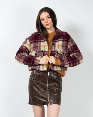 Jacheta crop cu nasturi mari 23ITTB2010