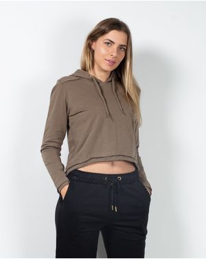 Hanorac crop din bumbac 23FPS13011