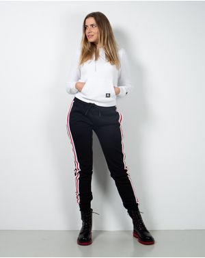Pantaloni de trening cu interior pufos si snur in talie 23FPS13018
