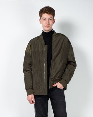 Geaca bomber cu buzunare si maneca lunga 23FPS15003