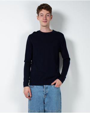 Pulover din bumbac tricotat fin 23MKF07109