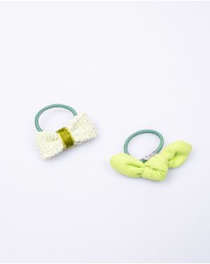 Set 2 elastice verzi de par