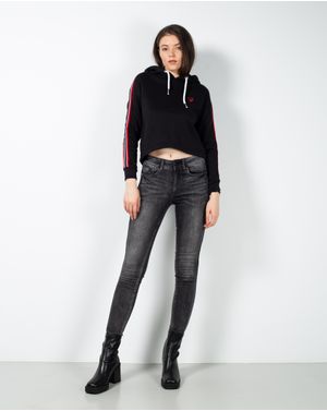 Jeans skinny cu fermoar metalic 23ITTD3018