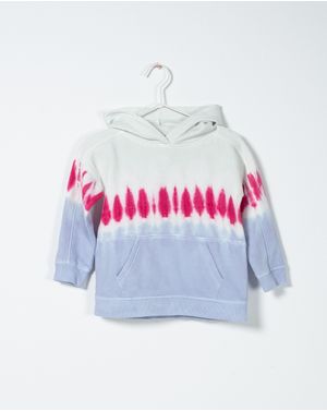 Hanorac cu maneca lunga si efect tie dye pentru fete N230949001