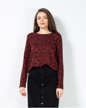 Bluza din vascoza cu imprimeu 23ITTB4011
