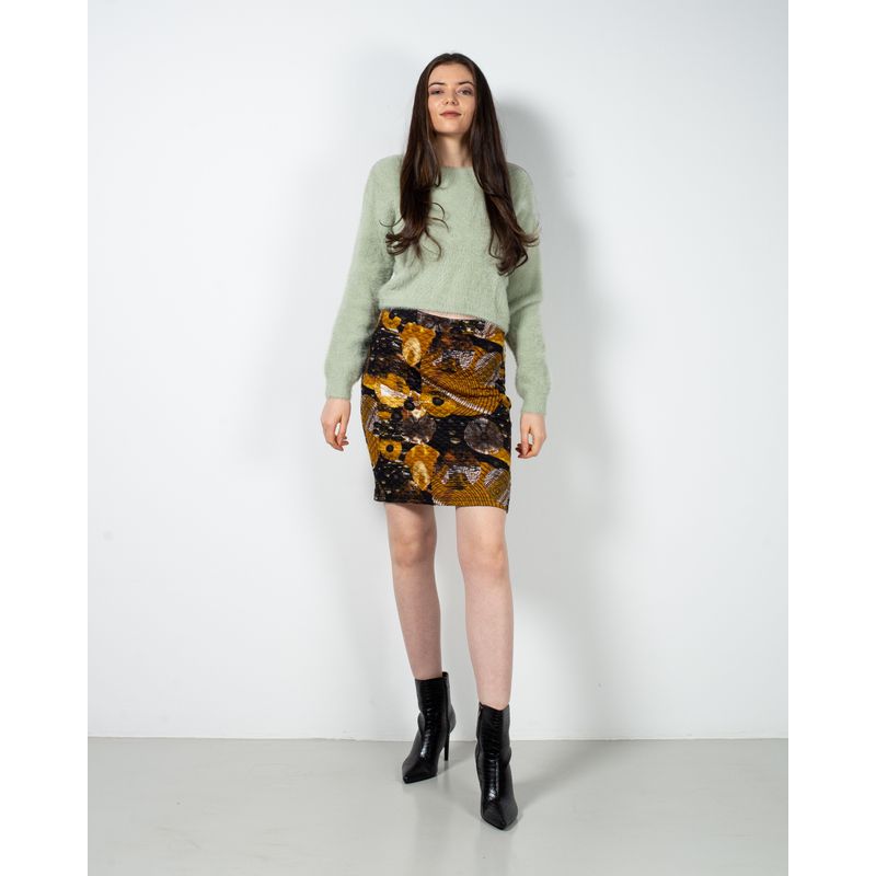 Fusta-scurta-cu-model-texturat-23DAV07013