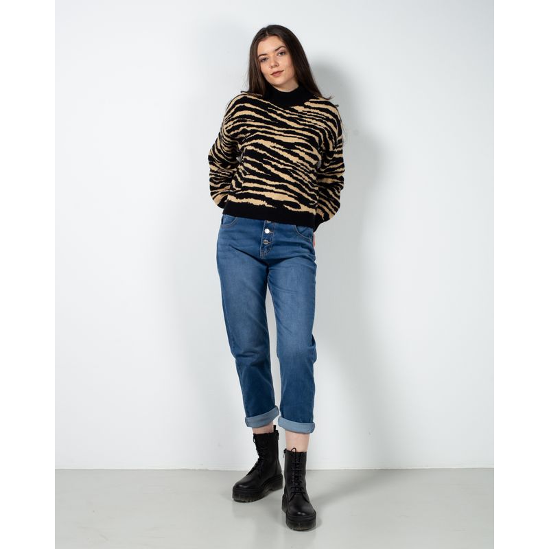 Jeans-cu-talie-elastica-si-inchidere-cu-nasturi-metalici-24PUZ93088