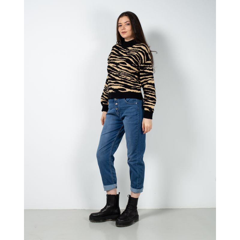 Jeans-cu-talie-elastica-si-inchidere-cu-nasturi-metalici-24PUZ93088