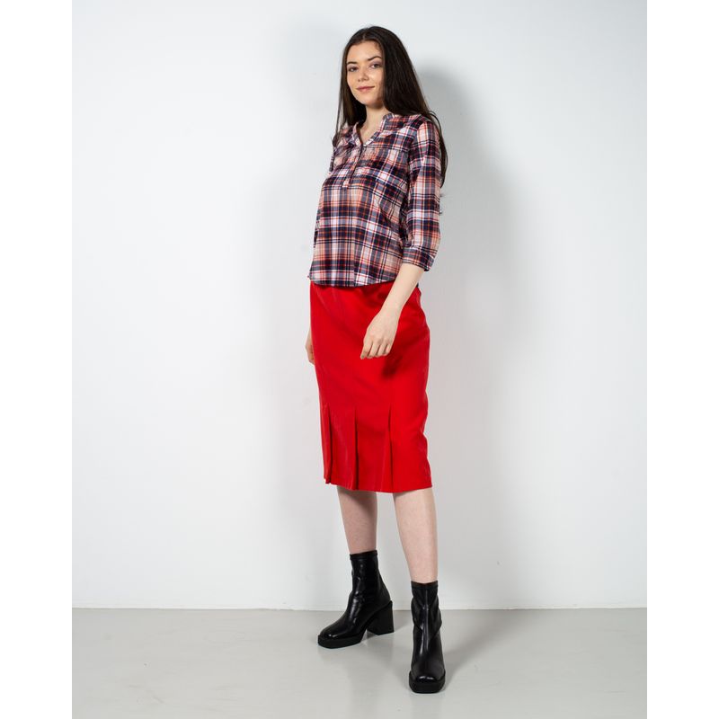 Bluza-in-carouri-cu-maneci-reglabile-24PUZ93099