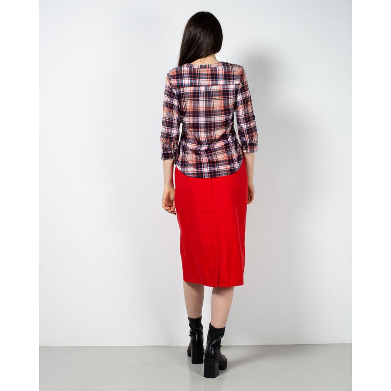 Bluza-in-carouri-cu-maneci-reglabile-24PUZ93099