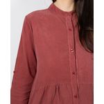 Rochie-scurta-din-bumbac-cu-maneci-reglabile-24PUZ93127