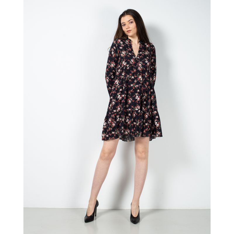 Rochie-scurta-cu-imprimeu-floral-24PUZ93132