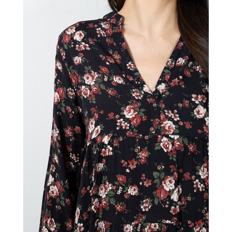 Rochie-scurta-cu-imprimeu-floral-24PUZ93132