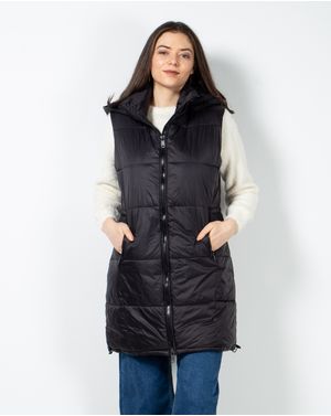 Vesta lunga cu gluga detasabila 24PUZ93060