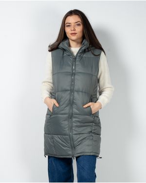 Vesta lunga cu gluga detasabila 24PUZ93063