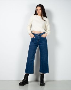 Jeans culotte din bumbac 24PUZ93092