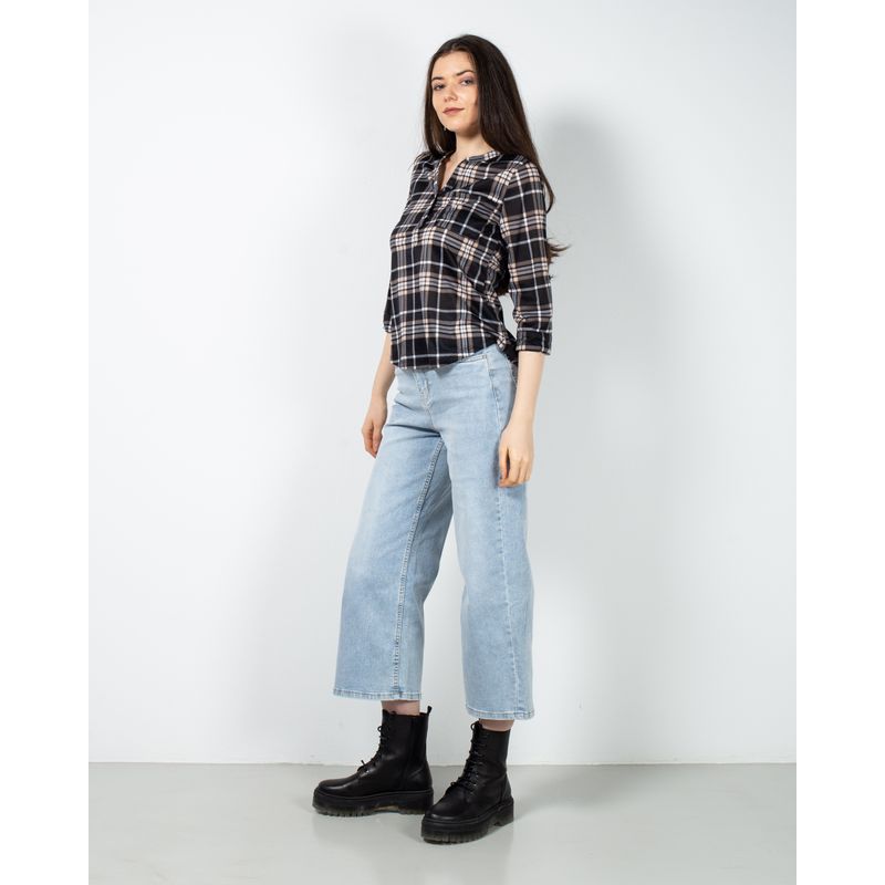 Bluza-in-carouri-cu-maneci-ajustabile-24PUZ93112