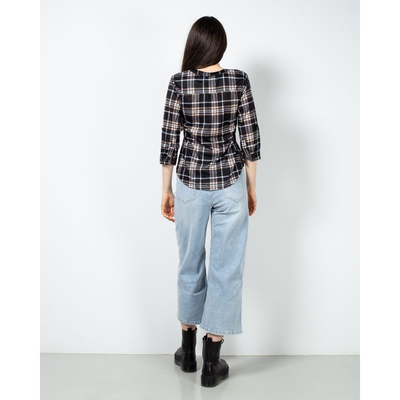 Bluza-in-carouri-cu-maneci-ajustabile-24PUZ93112