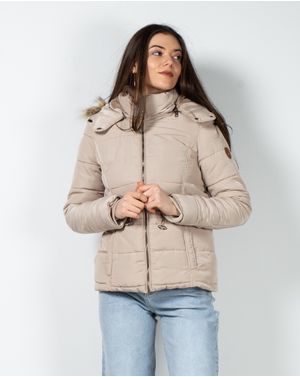 Geaca groasa cu interior partial imblanit si gluga detasabila 24PUZ93028