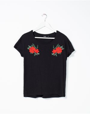 Tricou din bumbac cu model brodat 23ITT93008