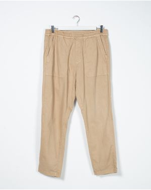 Pantaloni cu talie elastica si buzunare pentru barbati 23KOSJ3002