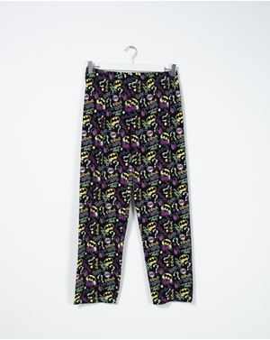 Pantaloni de pijama din bumbac cu imprimeu 23MUR46008