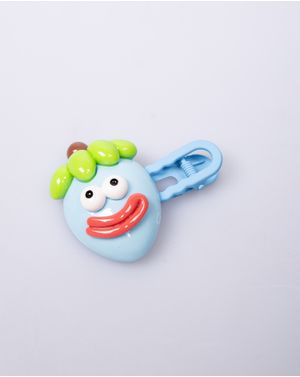 Clama smiley bleu de par