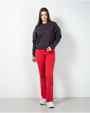 Pantaloni din bumbac cu talie elastica 23ALNF0012