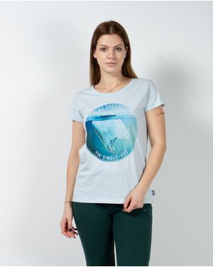 Tricou din bumbac cu imprimeu si maneca scurta 23ITT93010