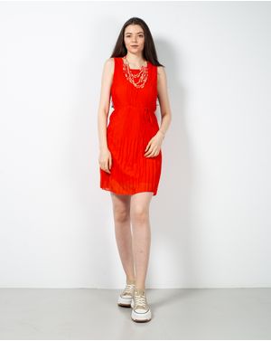 Rochie plisata fara maneci 23ITT93014
