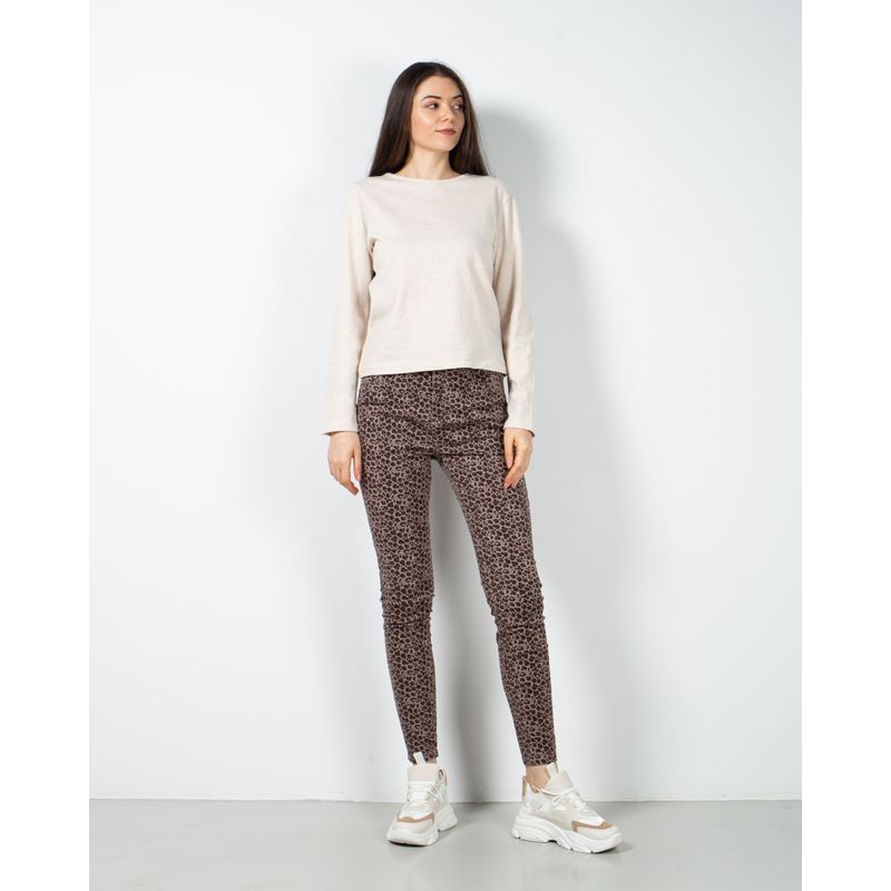 Pantaloni-animal-print-din-bumbac-cu-talie-inalta-23ITT94006
