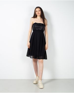 Rochie cu paiete aplicate 23ITTG2001