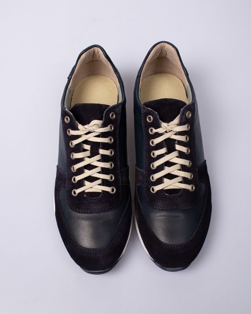 Pantofi casual din piele naturala cu siret pentru barbati 23JOM04001