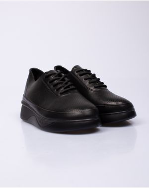 Pantofi casual cu siret si model perforat pentru femei 24QJI05002