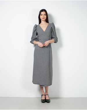 Rochie petrecuta cu maneca trei sferturi 24YEL20013