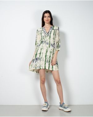 Rochie scurta cu maneca trei sferturi pentru femei N231201047