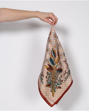 Esarfa cu imprimeu floral