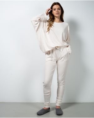 Pantaloni lungi cu banda elastica in talie si snur 23ITTH8022