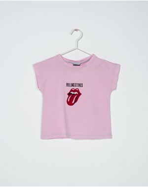Tricou cu maneca scurta si imprimeu pentru fete 23SPO03013