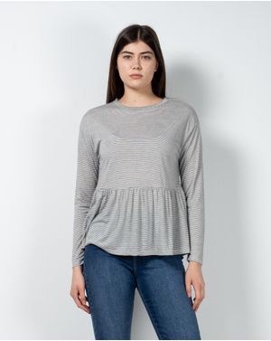 Bluza cu maneca lunga si dungi 23ITTH8005