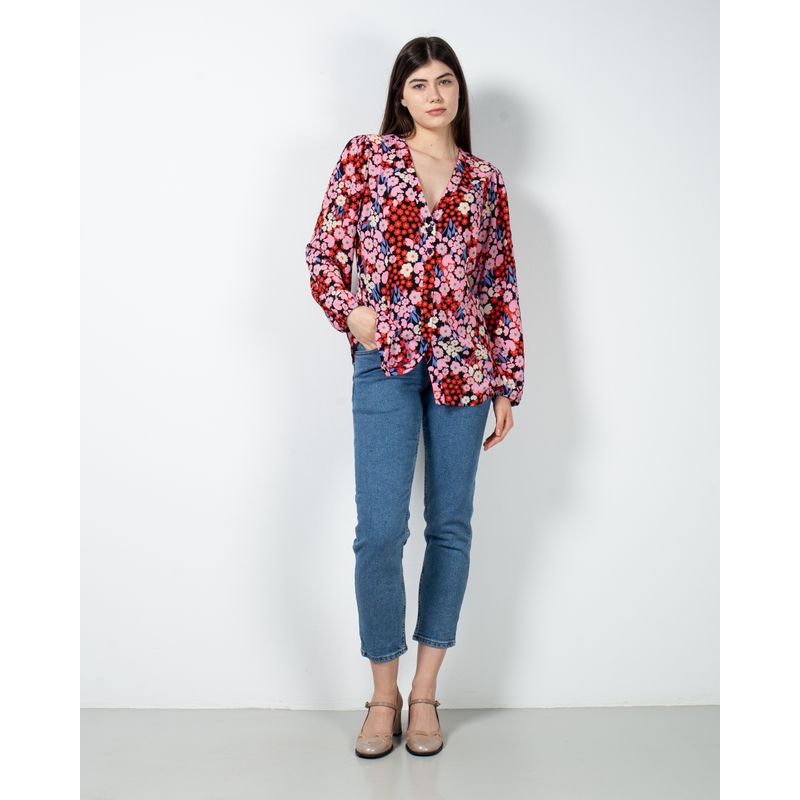 Bluza-cu-decolteu-si-imprimeu-floral-24YEL20022