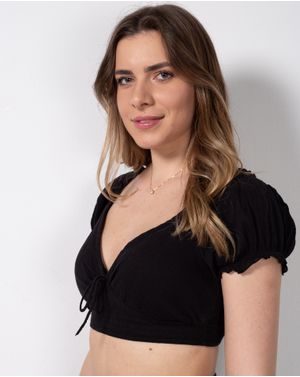 Bluza scurta din bumbac 23ITTH9070