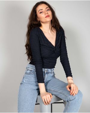 Bluza subtire cu maneci lungi 23ALN04042