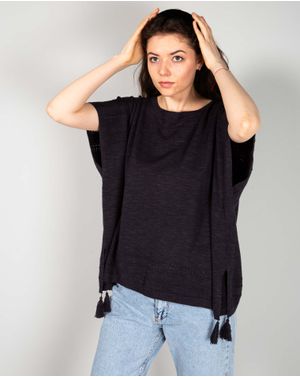 Bluza oversize cu model perforat 23ITTD2006